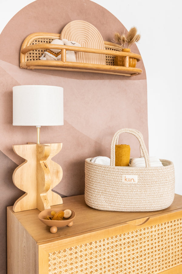Cotton Rope Nappy Caddy Organizer - Kiin
