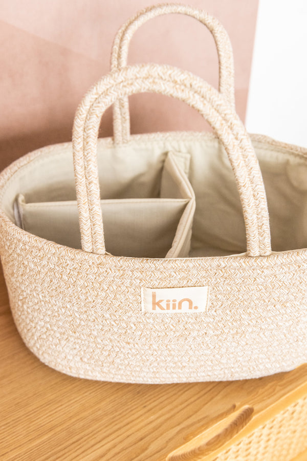 Cotton Rope Nappy Caddy Organizer - Kiin
