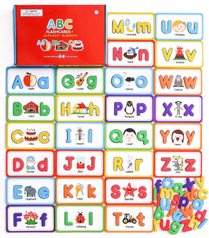 Flashcards & ABC Magnetic Letters - Curious Columbus