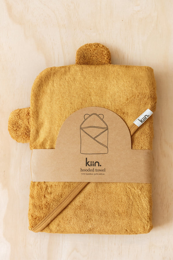 Hooded Towel - Caramel - Kiin