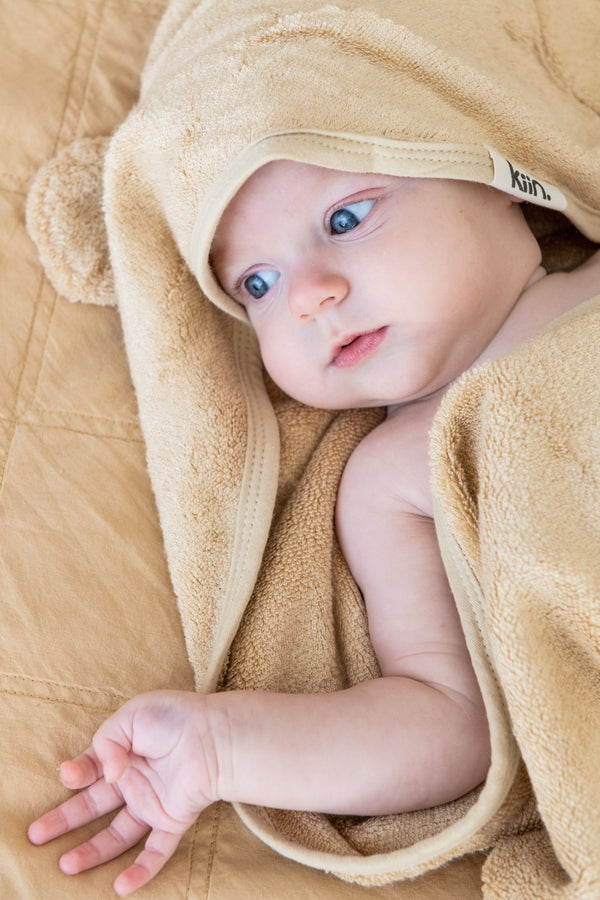 Hooded Towel - Oat - Kiin