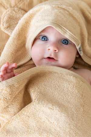 Hooded Towel - Oat - Kiin
