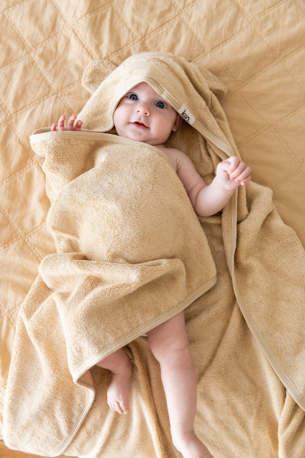 Hooded Towel - Oat - Kiin