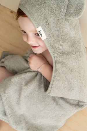 Hooded Towel - Sage - Kiin